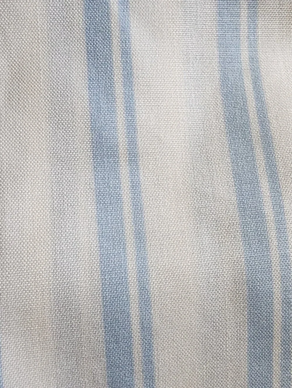 Berkshire 100% Organic Cotton Striped Percale Sheet Set - Blue/White Full